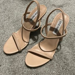 beautiful and delicate heels in a nude color